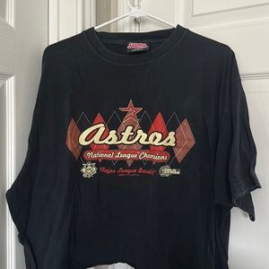 Vintage Cropped Astros Tshirt